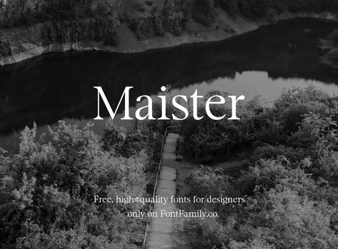 Maister Font