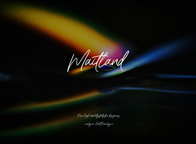 Maitland Font