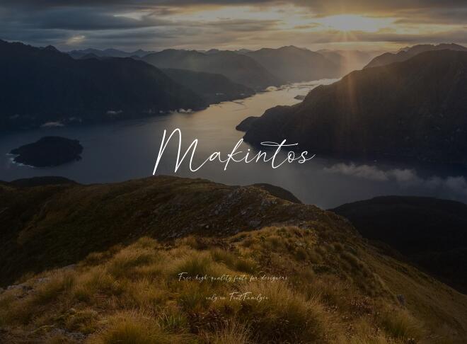 Makintos Font