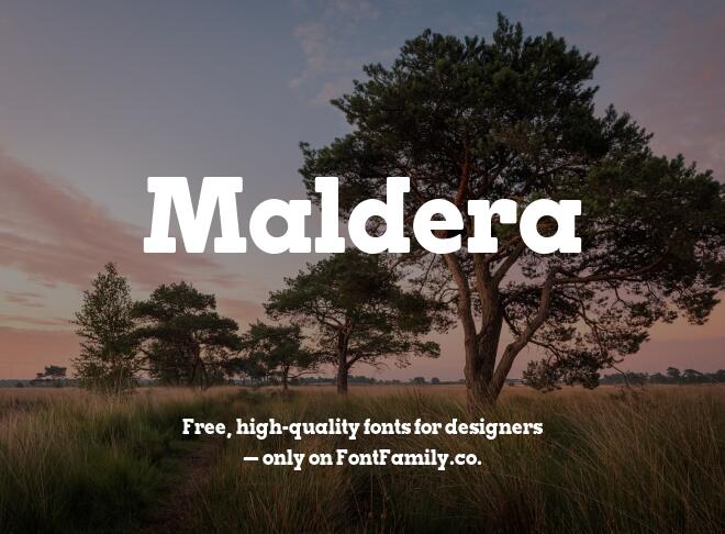 Maldera Font