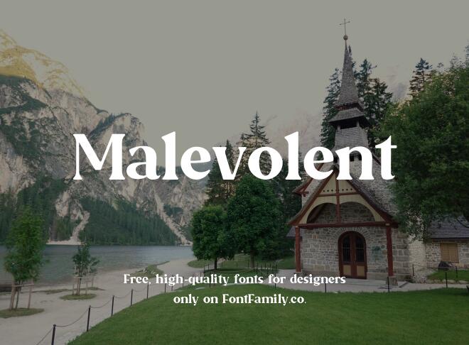 Malevolent Font