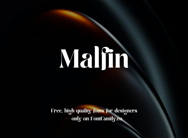 Malfin Font