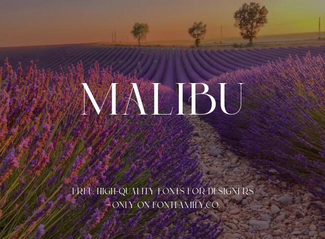 Malibu Font