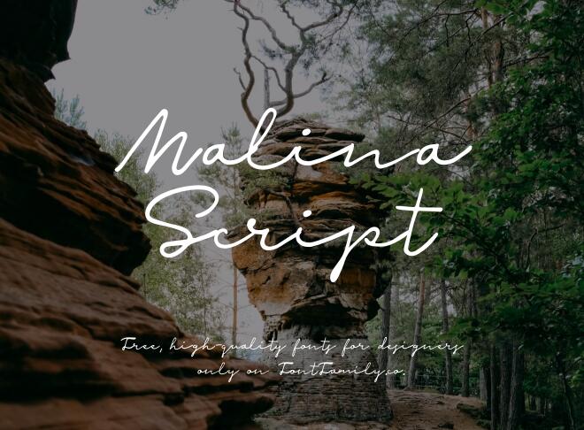 Malina Script Font