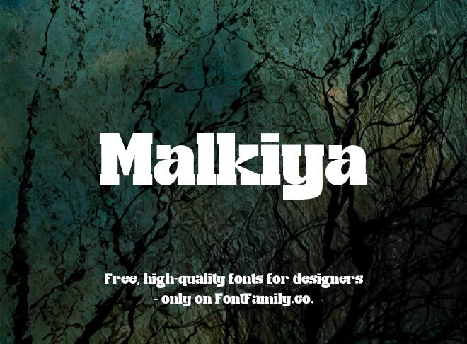 Malkiya Font