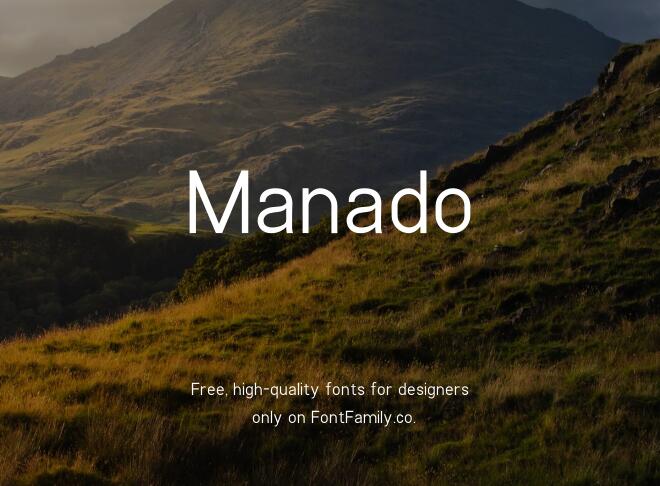 Manado Font
