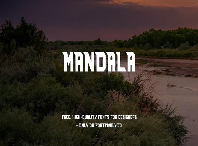 Mandala Font