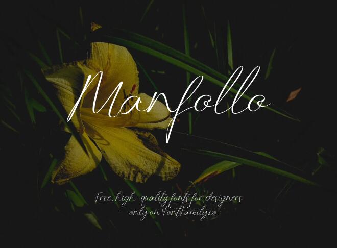 Manfollo Font