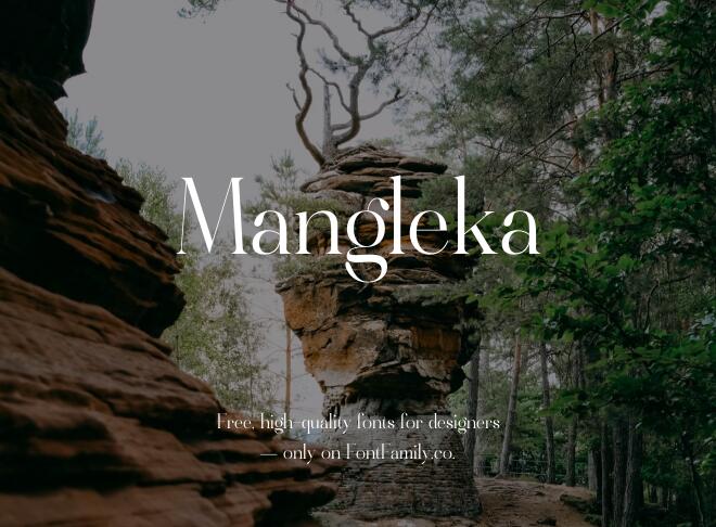 Mangleka Font