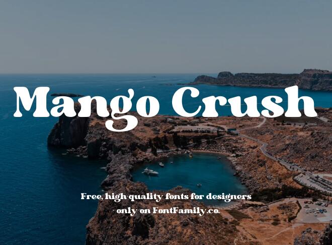 Mango Crush Font