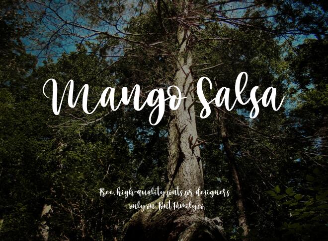 Mango Salsa Font