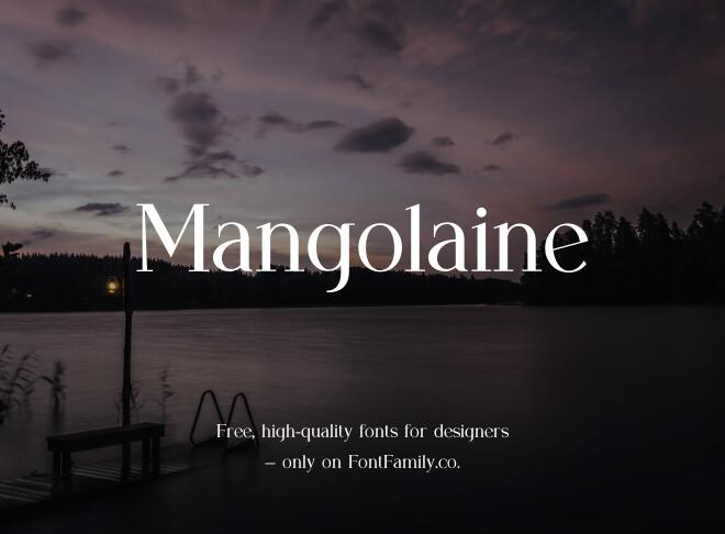 Mangolaine Font