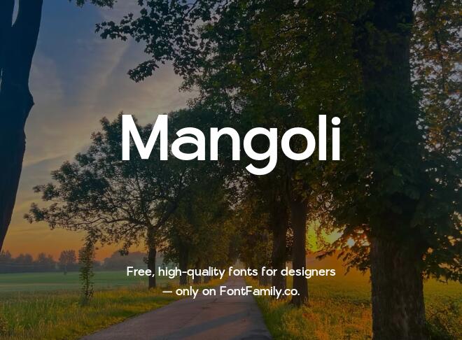 Mangoli Font