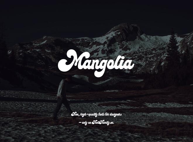 Mangolia Font