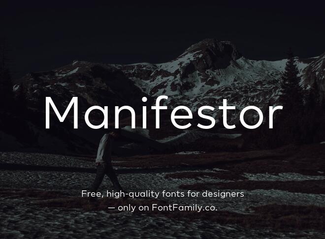 Manifestor Font