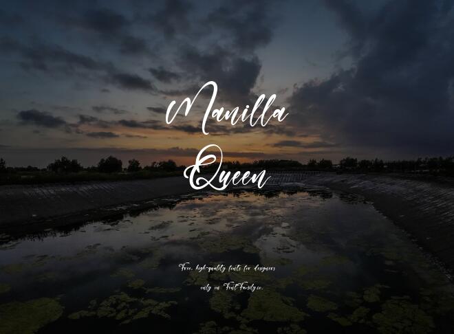 Manilla Queen Font