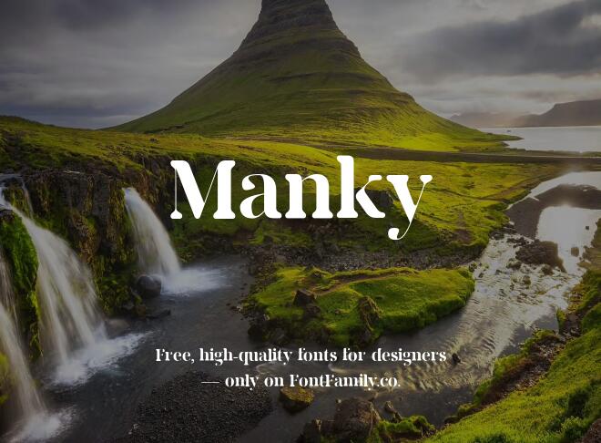 Manky Font