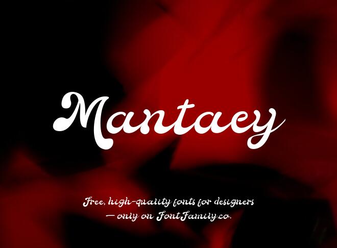 Mantaey Font
