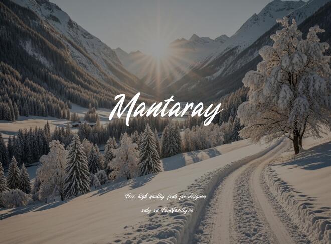 Mantaray Font