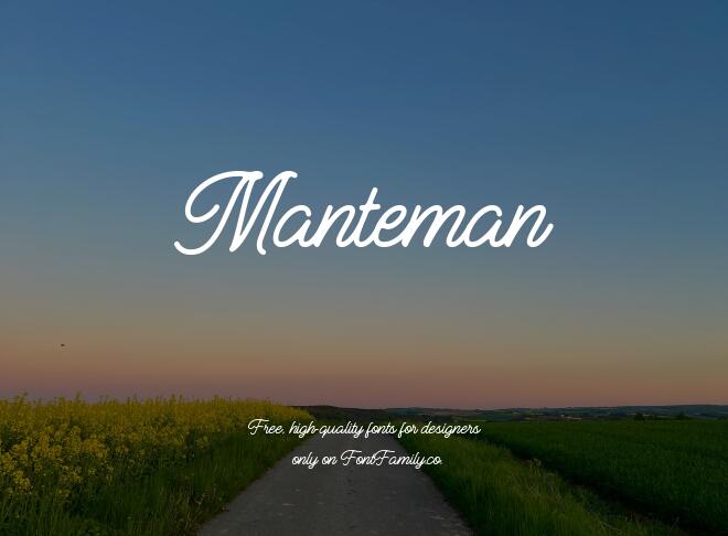 Manteman Font