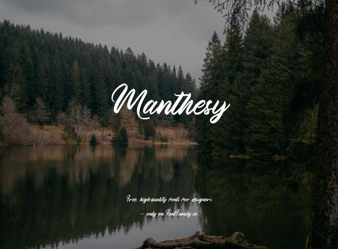 Manthesy Font
