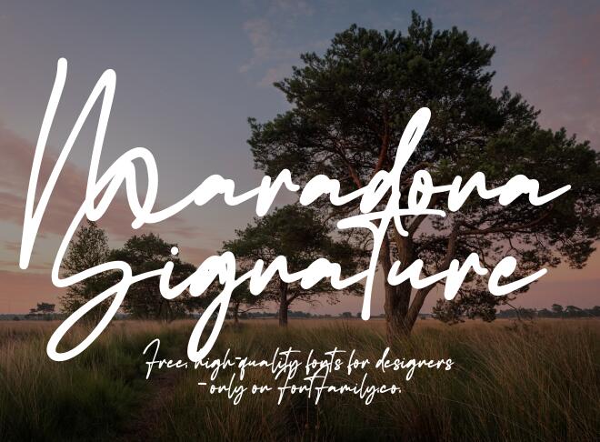Maradona Signature Font