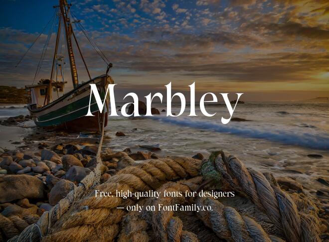 Marbley Font