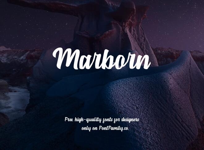 Marborn Font