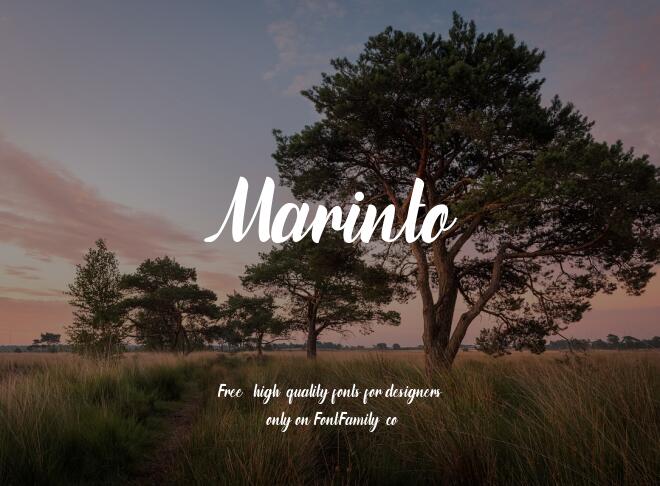 Marinto Font