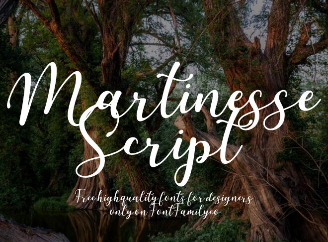 Martinesse Script Font