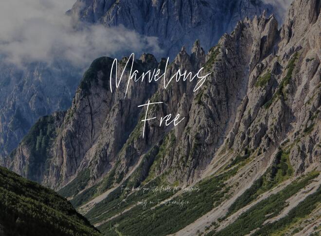 Marvelous Free Font