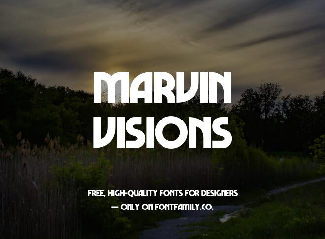 Marvin Visions Font
