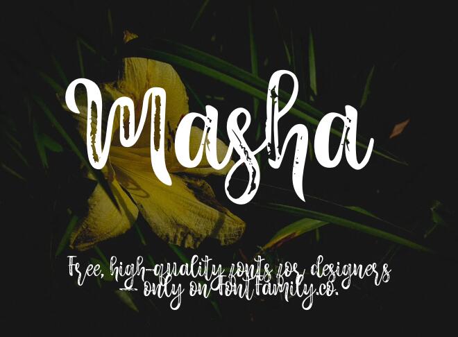 Masha Font