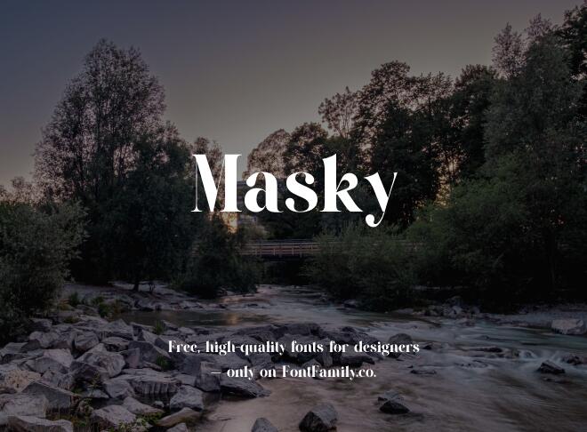 Masky Font