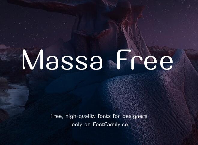 Massa Free Font