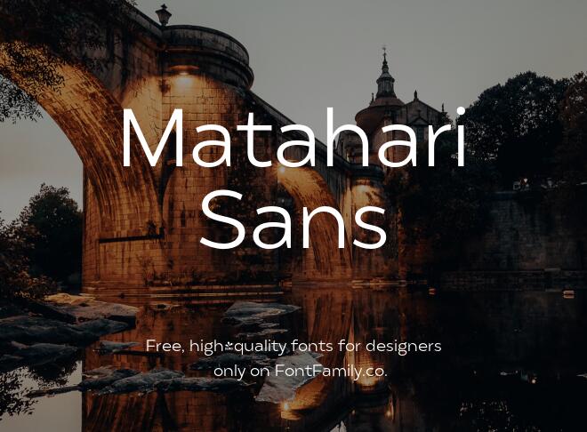 Matahari Sans Font