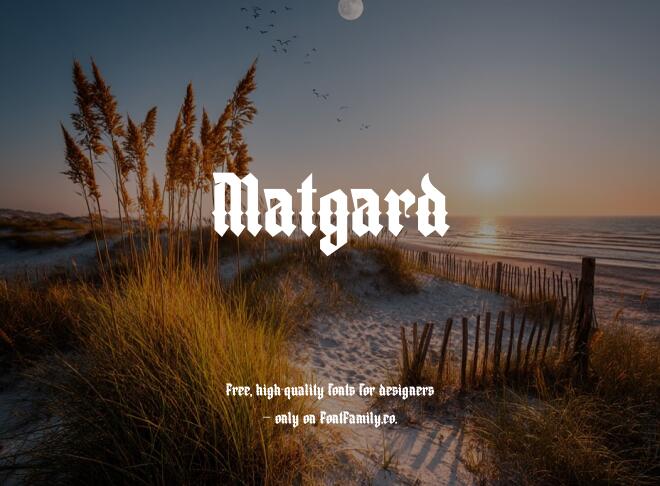 Matgard Font