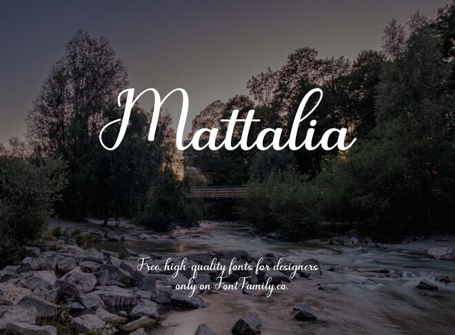 Mattalia Font