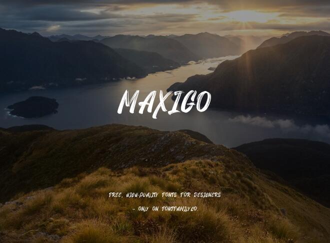 Maxigo Font