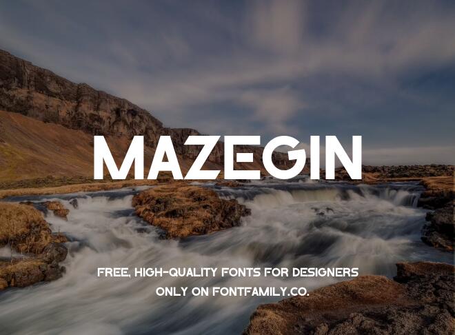 Mazegin Font