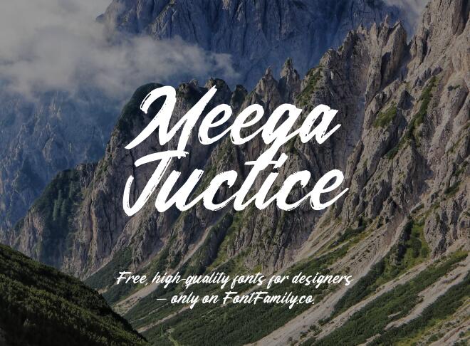 Meega Juctice Font