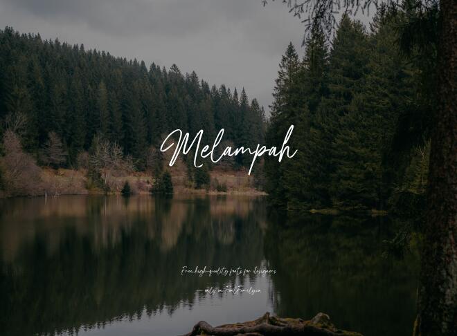 Melampah Font
