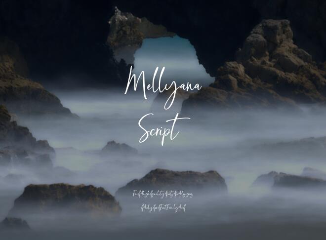 Mellyana Script Font