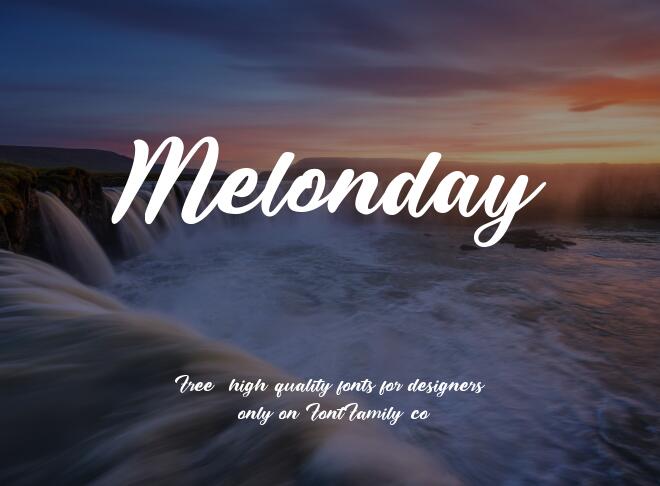 Melonday Font