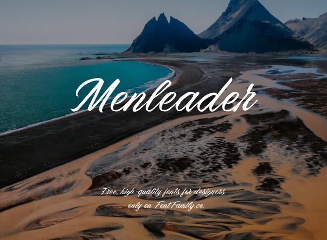 Menleader Font