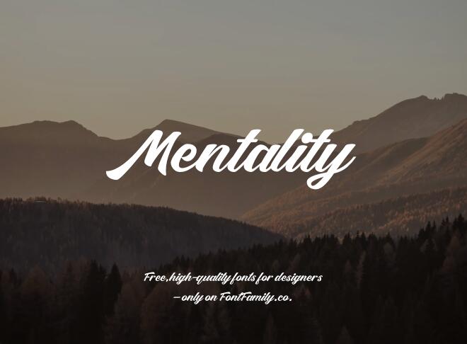 Mentality Font