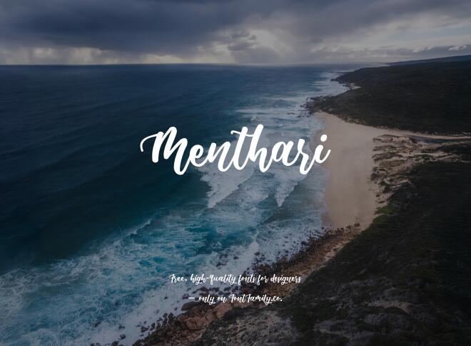 Menthari Font