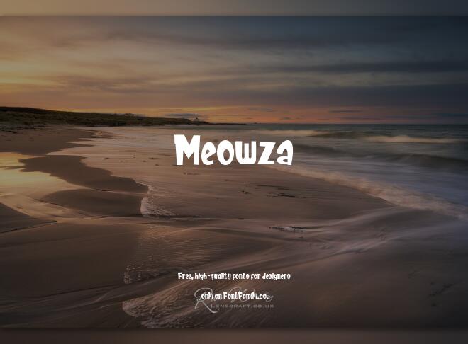 Meowza Font