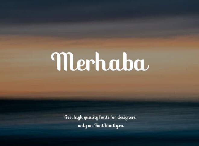 Merhaba Font