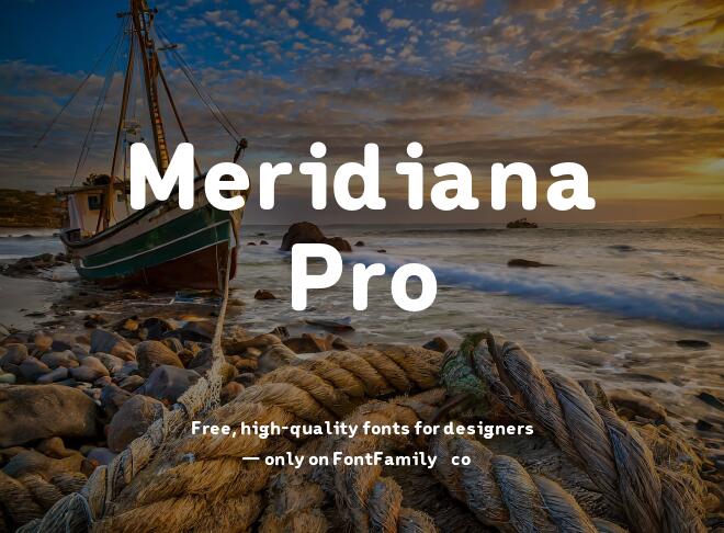 Meridiana Pro Font